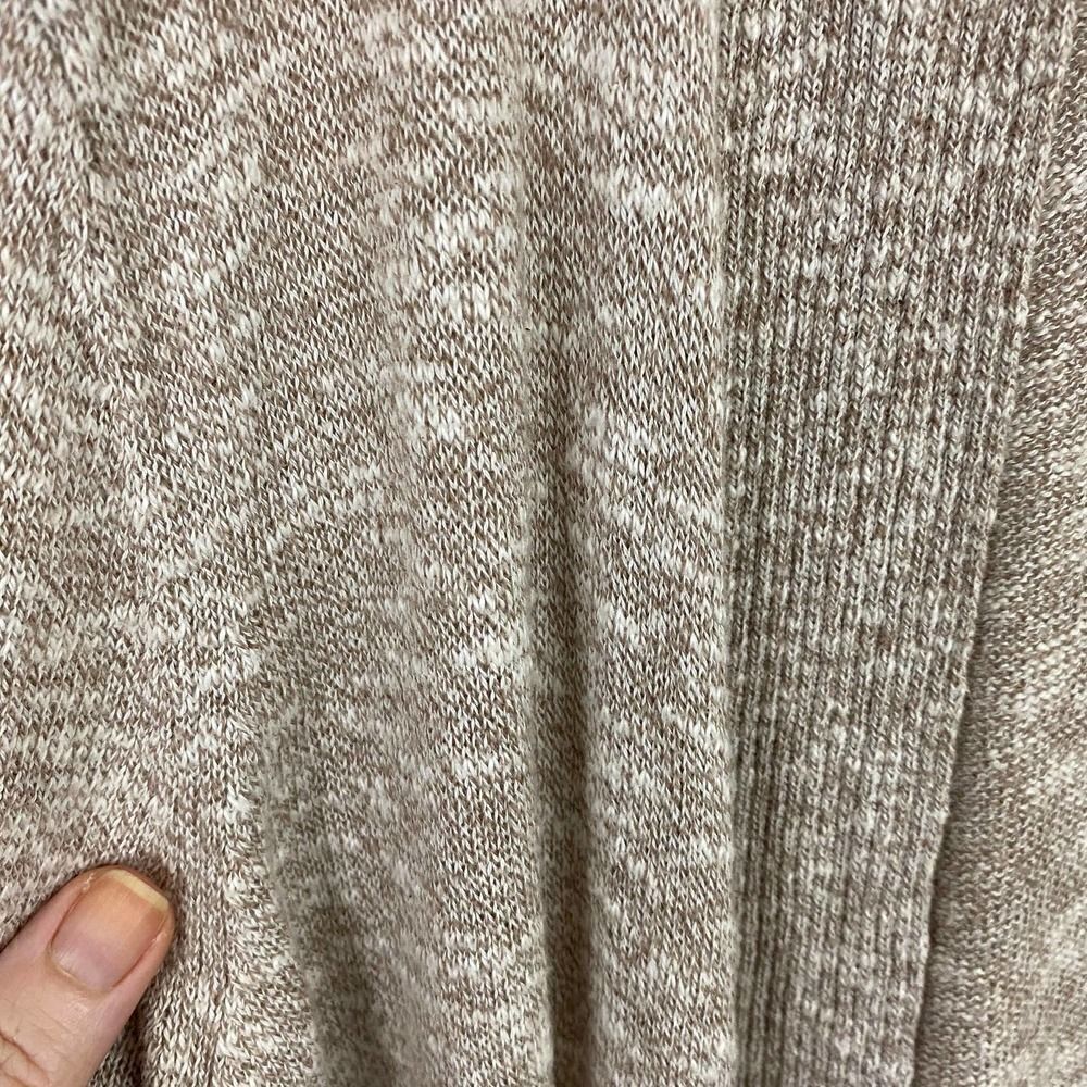 Jaclyn Smith Long Open Cardigan Oatmeal Color - Picture 3 of 6